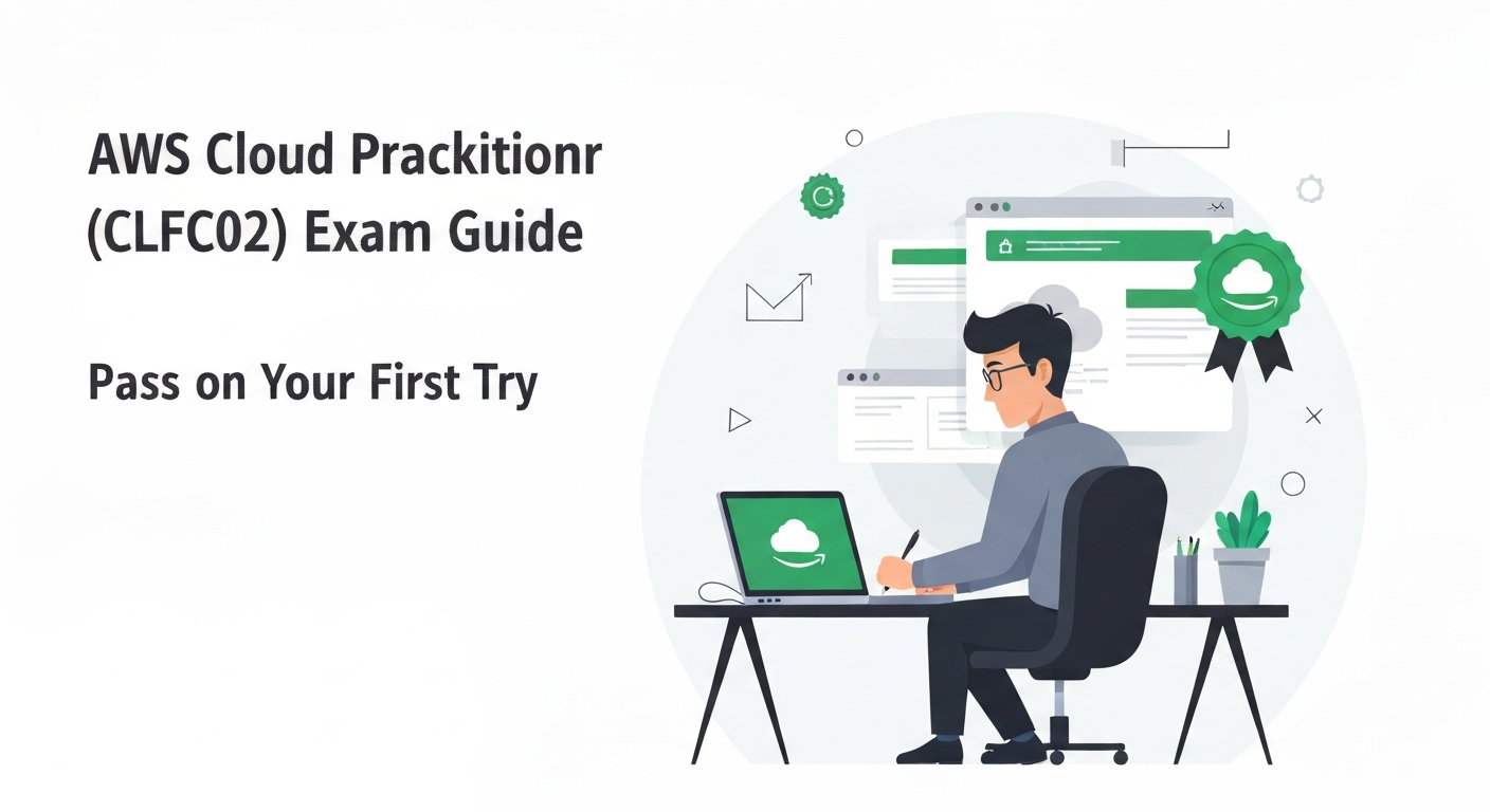 AWS Cloud Practitioner (CLF-C02) Exam Guide: Pass on Your First Try — hero